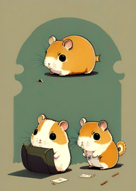 Banyak sekali hamster! 123