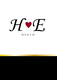 LOVE INITIAL-H&E イニシャル 3