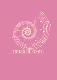 musicalscore Rota Pink