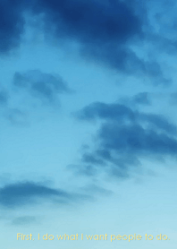 First, I do what I want people to do.