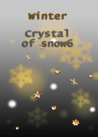 Winter<Crystal of snow6>