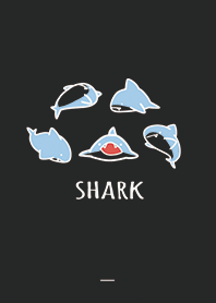 Black : Simple shark
