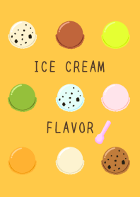 ICE CREAM FLAVOR/ORANGE