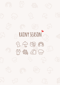 ฤดูฝน*ความหมองคล้ำสีเบจ*