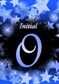 O-Initial-Star-Cobalt blue
