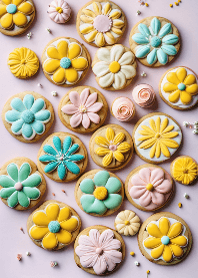 A cookie party : Floral Rendezvous