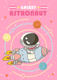 Misty Cat - Rocket Astronaut pink