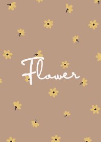 petite flower y / mocha