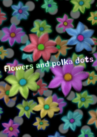 Flowers and polka dots