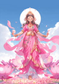 Goddess Lakshmi has a prosperous busines