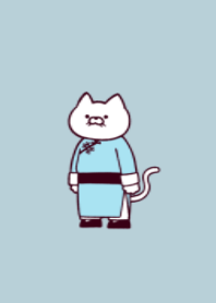 Kung fu cat.(dusty colors06)