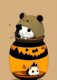 Halloween Hamster 0120Ec