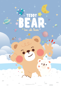 Teddy Bears Seaside Blue