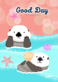 美好的一天:可愛的海獺