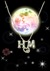 initial H&M(Rainbow moon)