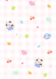 Cute happy milk cow 7 (Pp)