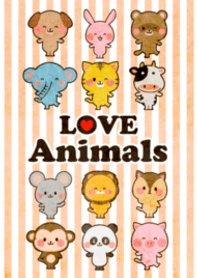 Lovely Animals(stripe)