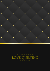 LOVE QUILTING - BLACK GRAY 31