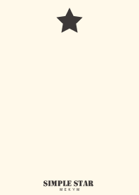SIMPLE STAR -BEIGE-