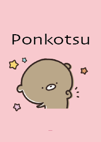 Pink : Honorific Bear Ponkotsu