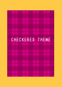 RED CHECKERED THEMEj-ORANGE
