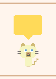 Pixel Art animal --- cat 5