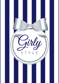 Girly Style-SILVERStripes-ver.5
