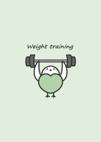 Bird and Workout -green-