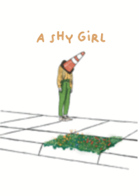 A shy girls