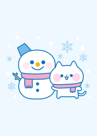 simple winter cat