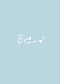 Dull blue and heart.