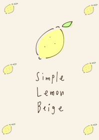 simple lemon beige.