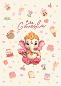 Ganesha Cute Pink love : Money & Love