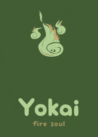 Yokai fire soul  deep green