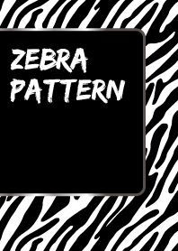 Zebra pattern style.