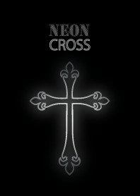 Neon cross silver version