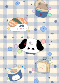 Black-eared dog Bolek