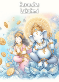 Ganesha, Lakshmi, theme - JP 08