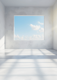 生活的窗口系列-藍天白雲純淨簡約風格(2)