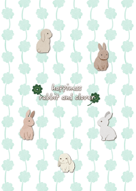 幸運を呼ぶ うさぎとクローバー Line 着せかえ Line Store