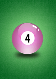 Billiard ball*4*four*April*