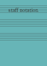 staff notation1 Aquamarine