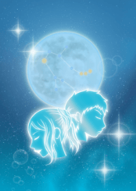 Gemini sea, moon and space JPN