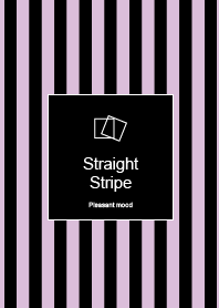 Straight Stripe -Purple&Black