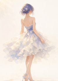 水彩少女的夢幻夏日