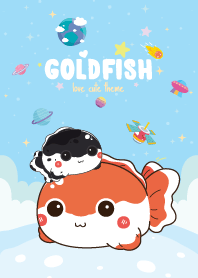 Goldfish Fat Lover Soft Blue