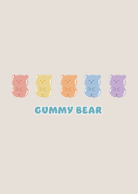 yammy gummy bear / beige