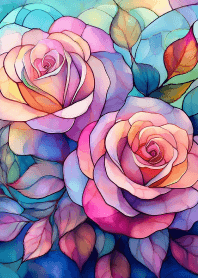 Stained Glass -Rose- Vol.2