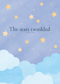 The stars twinkled - BLUE 25