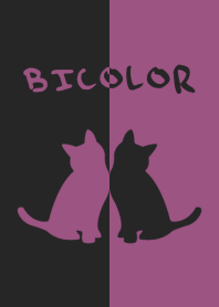 BICOLOR [KittyCat] Purple&Black 130